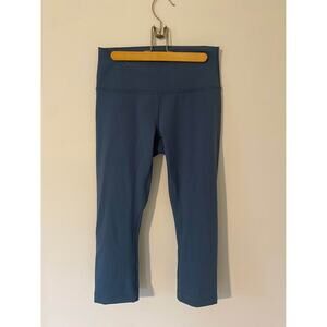 Lululemon Wunder Under Crop (High-Rise) *Full-On Luxtreme 21" size 8